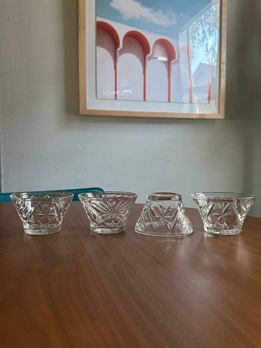 Clear Stemless Martini Glass