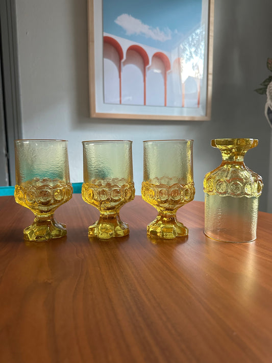 Tiffin Franciscan Madeira Cornsilk Goblet
