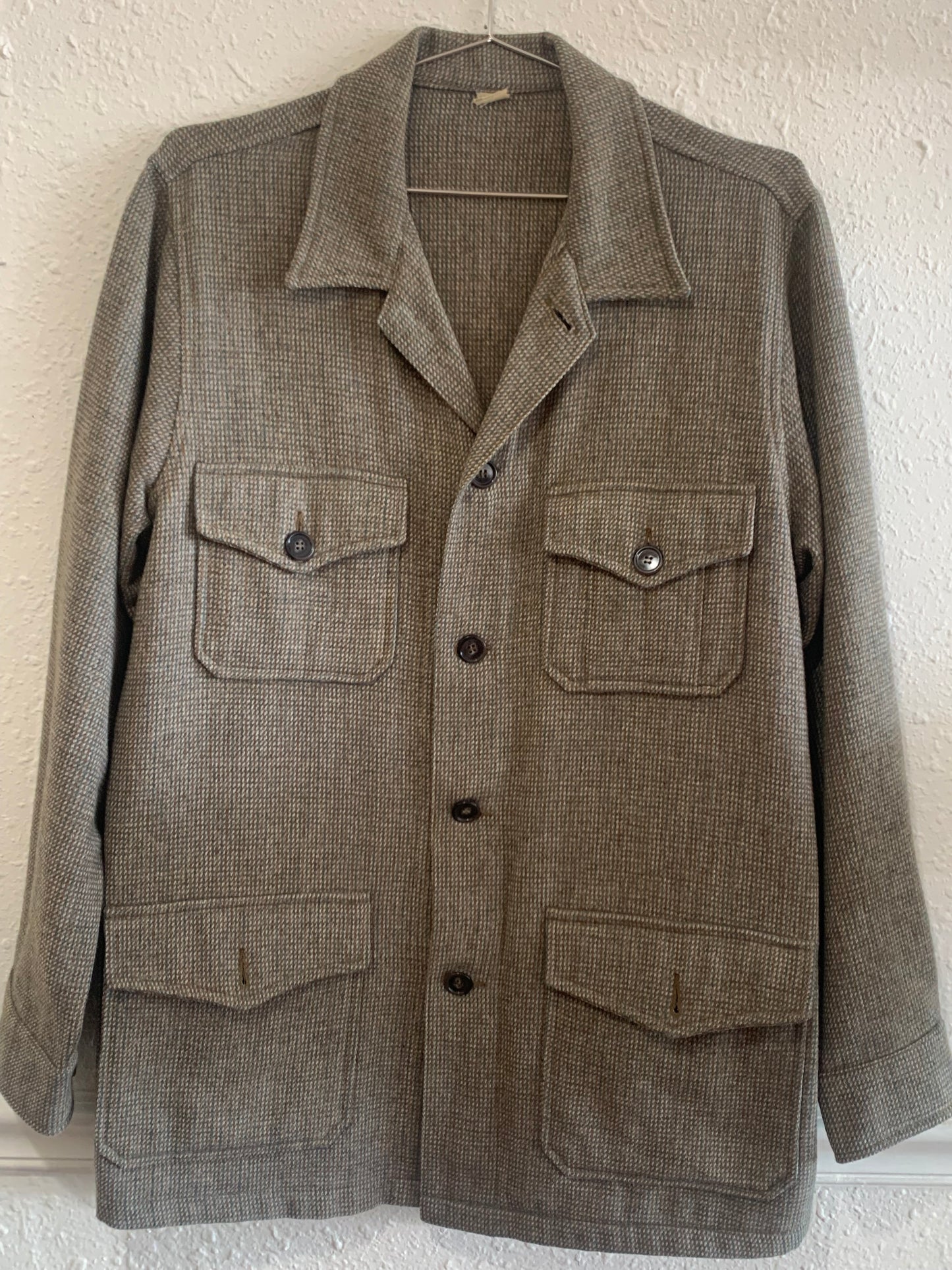Plaid Wool Chore Coat
