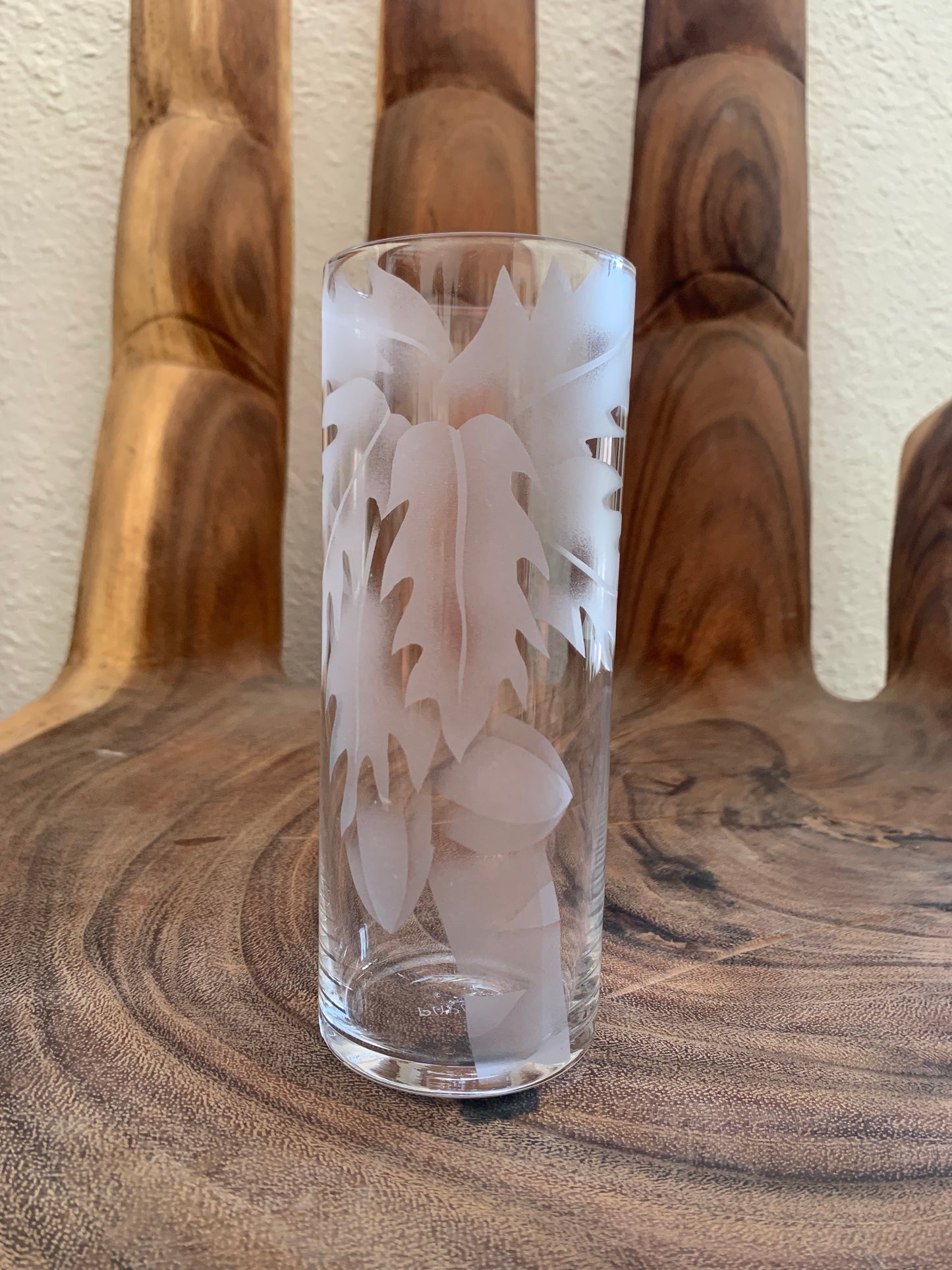 Frosted Tropical Tom Collins Glass