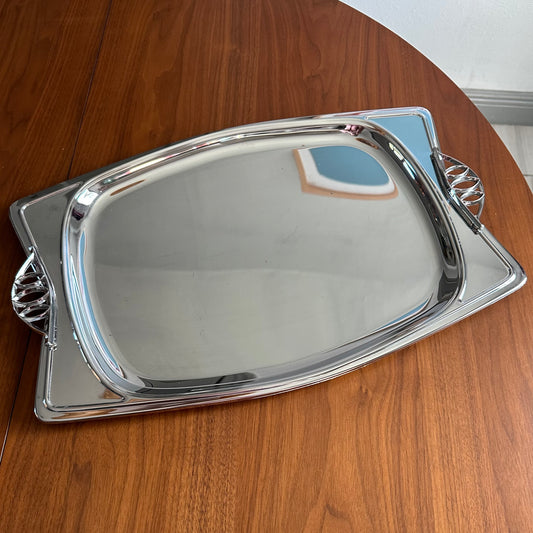 Milbern Silver Tray with Handles
