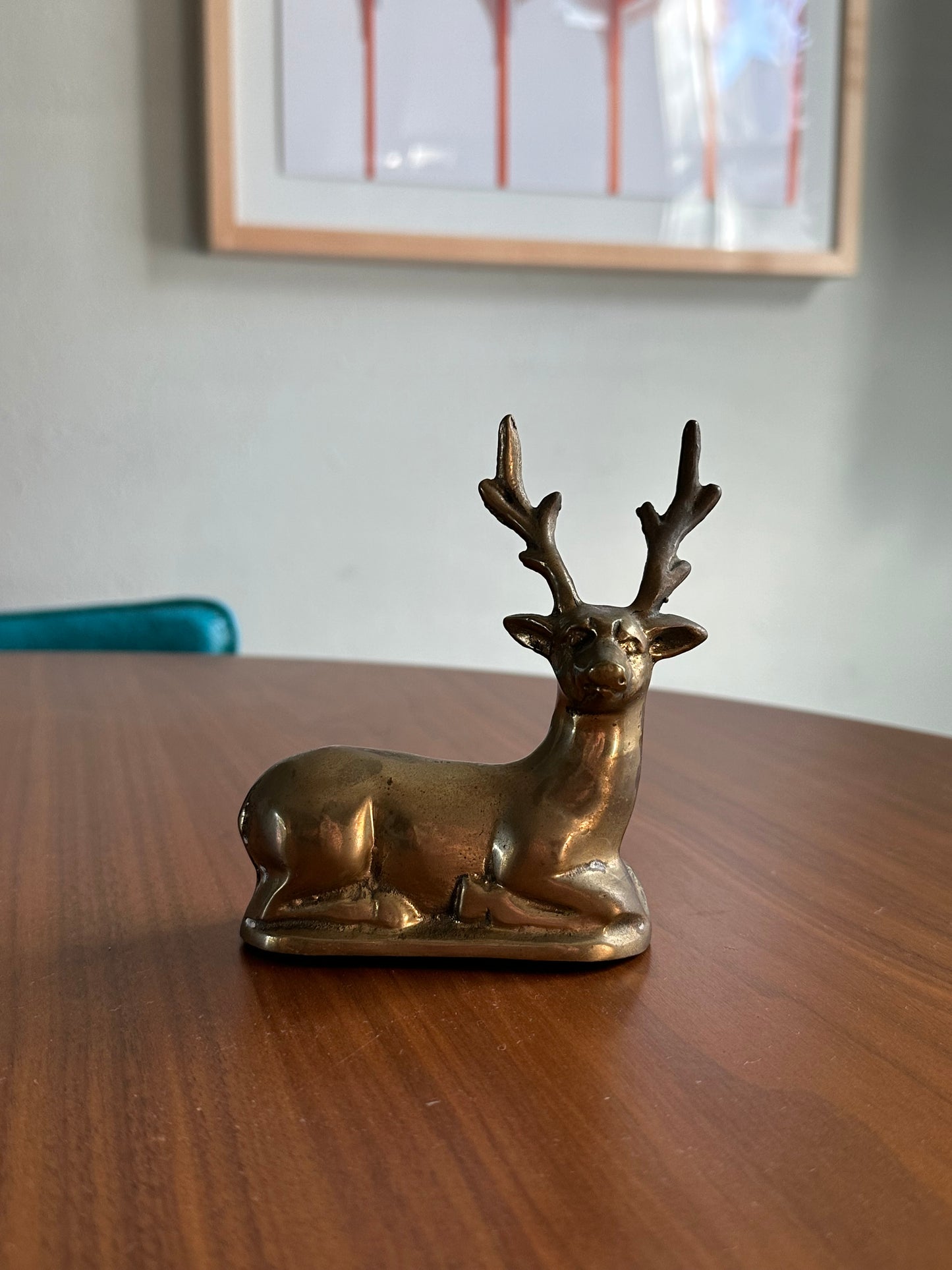 Brass Deer Figure