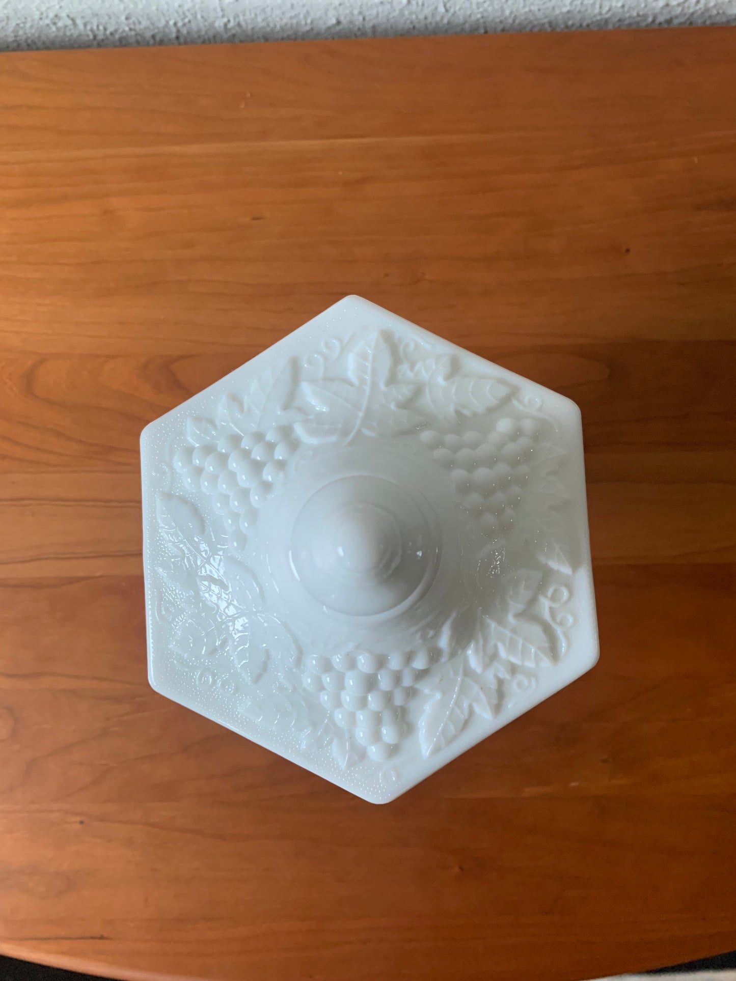 Imperial Milk Glass Lidded Candy Dish